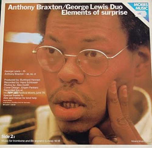 Anthony Braxton/<b>George Lewis</b> Duo - Elements Of Su Vinyl Schallplatte - 50469 ... - 2372585-1
