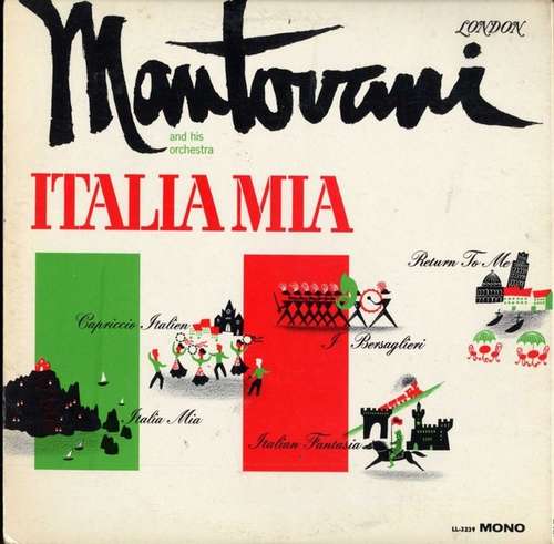 Mantovani And His Orchestra - Italia Mia (LP, Mon Vinyl Schallplatte - 91125 - Bild 1 von 1