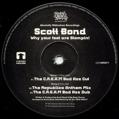 Cover Scott Bond - Why Your Feet Are Stompin! (12) Schallplatten Ankauf