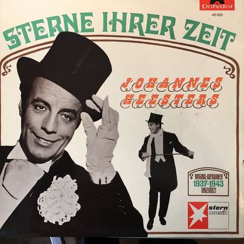 Cover Johannes Heesters - Sterne Ihrer Zeit (LP, Comp) Schallplatten Ankauf