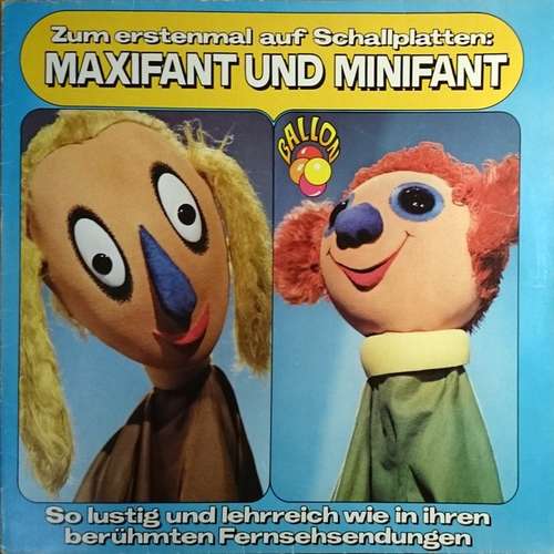 Cover Wolfgang Buresch und Rudolf Fischer - Lustige Geschichten Von Maxifant Und Minifant (LP, Album) Schallplatten Ankauf