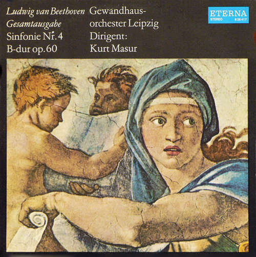 Cover Ludwig van Beethoven - Gewandhausorchester Leipzig , Dirigent: Kurt Masur - Sinfonie Nr. 4 B-Dur Op. 60 (LP) Schallplatten Ankauf