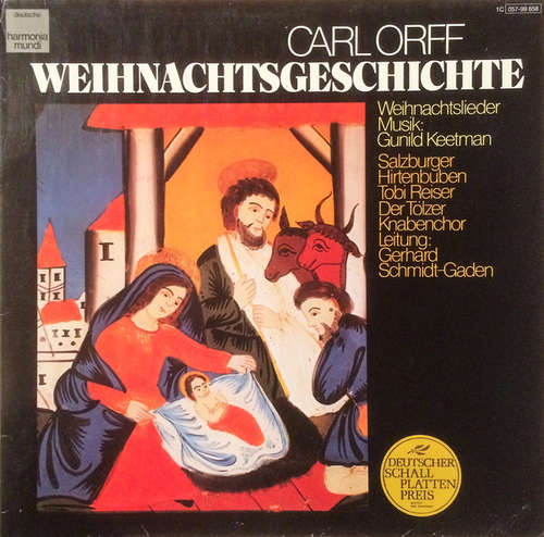Cover Carl Orff, Gunild Keetman - Weihnachtsgeschichte, Weihnachtslieder (LP, Comp, RE, Gat) Schallplatten Ankauf