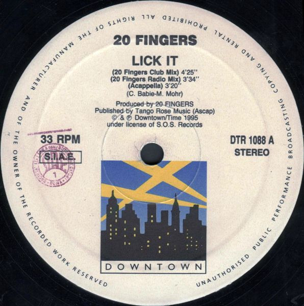 Bild 20 Fingers Featuring Roula - Lick It (12) Schallplatten Ankauf