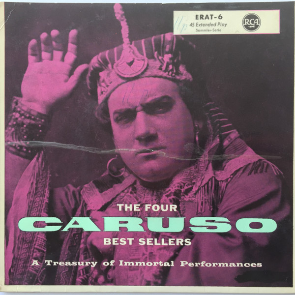 Cover Enrico Caruso - The Four Caruso Best Sellers (7, EP, Comp) Schallplatten Ankauf