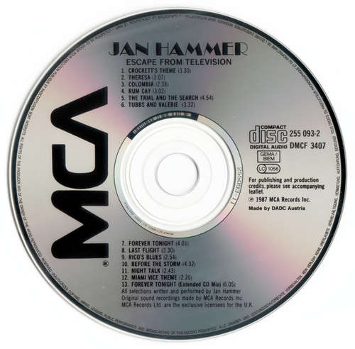 Cover Jan Hammer - Escape From Television (CD, Album) Schallplatten Ankauf