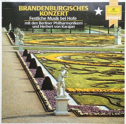 Cover Johann Sebastian Bach, Herbert von Karajan, Berliner Philharmoniker - Brandenburgerisches Konzert (LP, Album) Schallplatten Ankauf