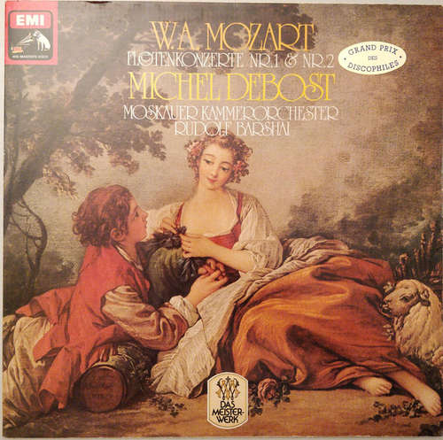 Cover W. A. Mozart*, Michel Debost, Moskauer Kammerorchester*, Rudolf Barshai - Floetenkonzerte Nr.1 & Nr.2 (LP) Schallplatten Ankauf