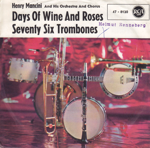 Cover Henry Mancini And His Orchestra - Days Of Wine And Roses / Seventy Six Trombones (7) Schallplatten Ankauf