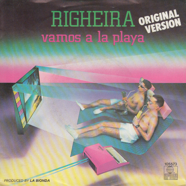 Cover Righeira - Vamos A La Playa (7, Single) Schallplatten Ankauf