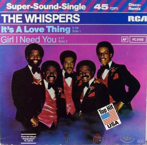 Cover The Whispers - It's A Love Thing (12, Single) Schallplatten Ankauf