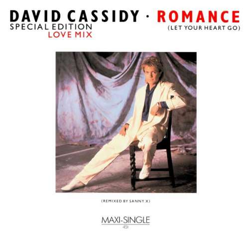 Cover David Cassidy - Romance (Let Your Heart Go) - Special Edition (12, Maxi) Schallplatten Ankauf