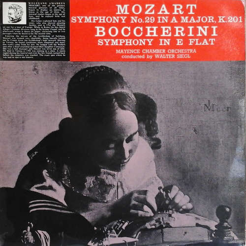 Cover Mozart*, Boccherini* - Symphony No.29 In A Flat Major K201 - Symphony In E Flat (12, Album) Schallplatten Ankauf