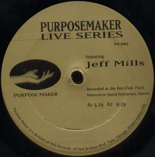 Cover Jeff Mills - Purpose  Maker Live Series (12) Schallplatten Ankauf