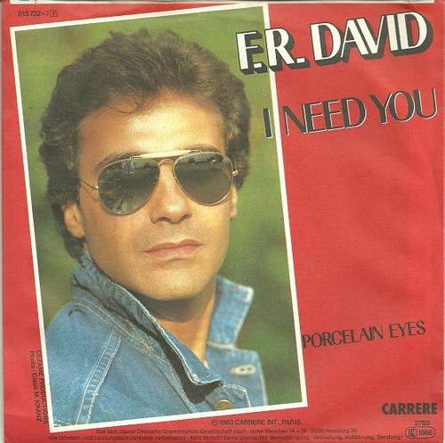 Bild F.R. David - I Need You (7, Single) Schallplatten Ankauf