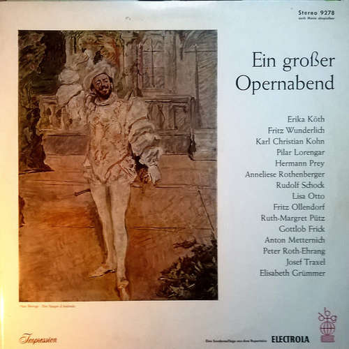 Cover Various - Ein Großer Opernabend (2xLP, Comp, Club) Schallplatten Ankauf