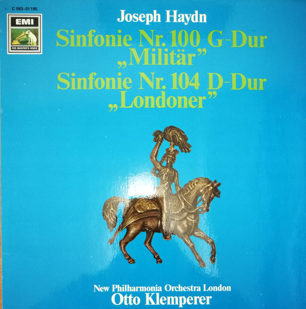 Cover Joseph Haydn, Otto Klemperer, The New Philharmonia Orchestra* - Sinfonie Nr. 100 G-Dur „Militär / Sinfonie Nr. 104 D-Dur „Londoner‟ (LP, Comp) Schallplatten Ankauf