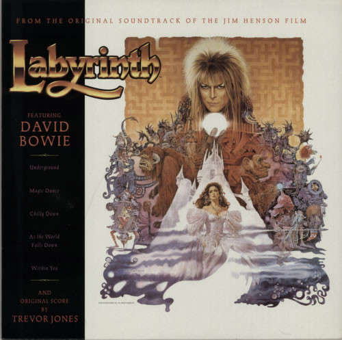 Cover David Bowie, Trevor Jones - Labyrinth (From The Original Soundtrack Of The Jim Henson Film) (LP, Album, RE, RM) Schallplatten Ankauf