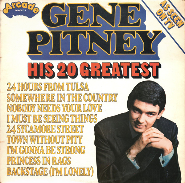 Cover Gene Pitney - His 20 Greatest (LP, Comp) Schallplatten Ankauf