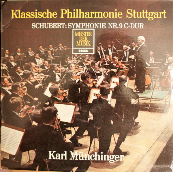 Cover Schubert* - Klassische Philharmonie Stuttgart, Karl Münchinger - Symphonie Nr. 9 C-Dur (LP, RP) Schallplatten Ankauf