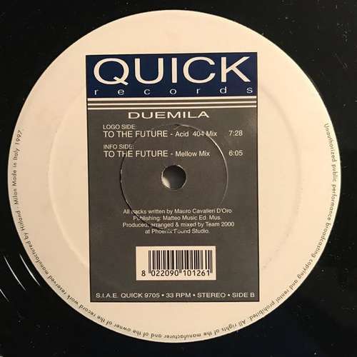 Cover Duemila - To The Future (12) Schallplatten Ankauf