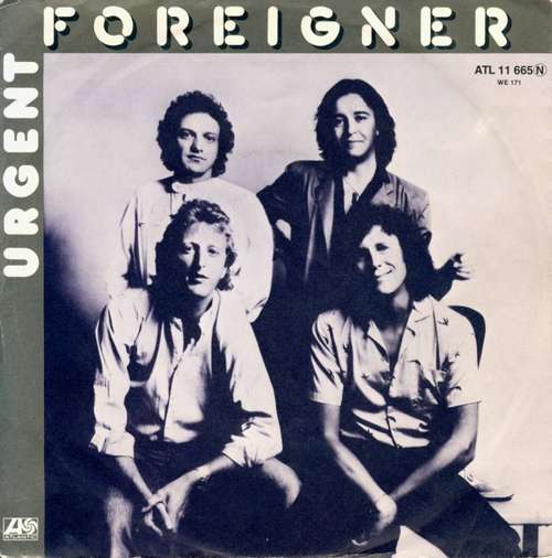 Cover Foreigner - Urgent (7, Single, RP) Schallplatten Ankauf