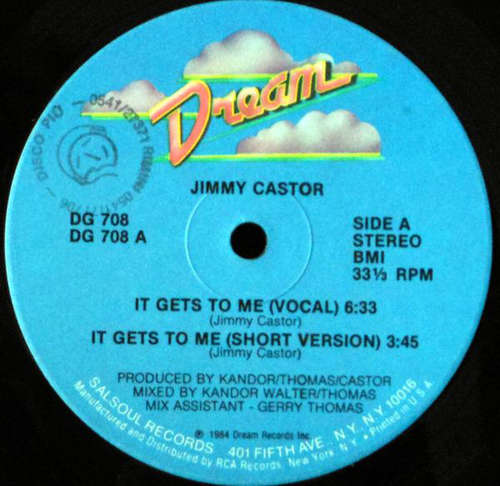 Cover Jimmy Castor - It Gets To Me (12, Single) Schallplatten Ankauf