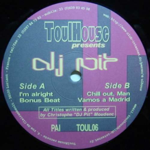 Cover DJ Pit - I'm Alright (12) Schallplatten Ankauf
