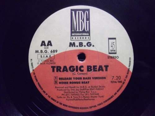 Cover MBG - Tragic Beat (12, EP) Schallplatten Ankauf