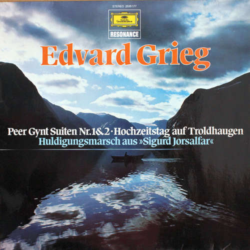 Cover Edvard Grieg - Peer Gynt Suiten Nr.1&2 • Hochzeitstag Auf Troldhaugen / Huldigungsmarsch Aus »Sigurd Jorsalfar« (LP, Comp, RE, *) Schallplatten Ankauf
