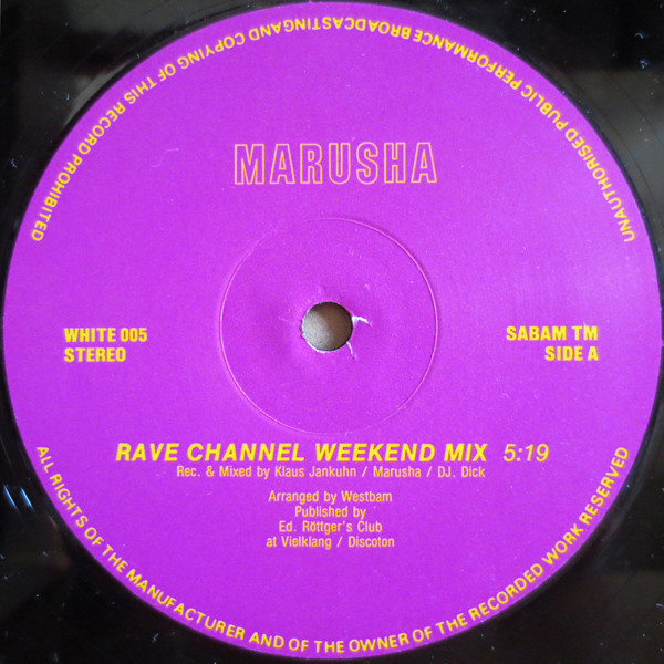 Bild Marusha - Rave Channel (12) Schallplatten Ankauf