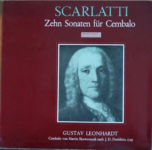 Cover Domenico Scarlatti / Gustav Leonhardt - Zehn Sonaten Für Cembalo (LP, Album, Gat) Schallplatten Ankauf