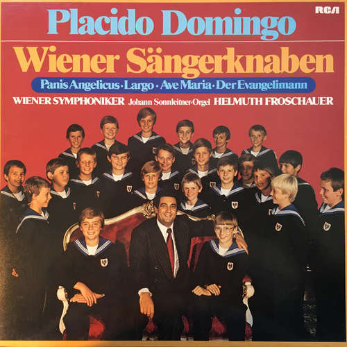 Cover Placido Domingo, Wiener Sängerknaben* - Panis Angeliucs / Largo / Ave Maria / Der Evangelimann (LP, Album, Club) Schallplatten Ankauf