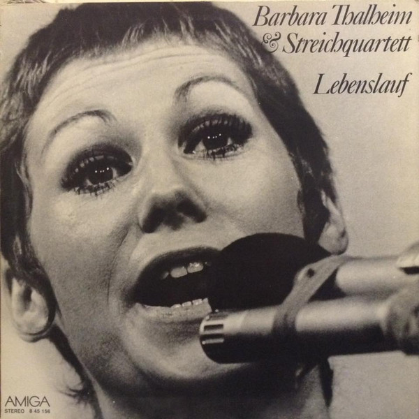 Cover Barbara Thalheim & Streichquartett* - Lebenslauf (LP, Album, Red) Schallplatten Ankauf