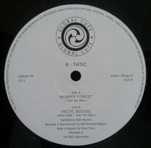 Cover X-Tatic - Monkey Forest / Hectic Boogie (12) Schallplatten Ankauf