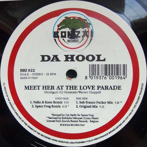 Cover Da Hool - Meet Her At The Love Parade (12) Schallplatten Ankauf