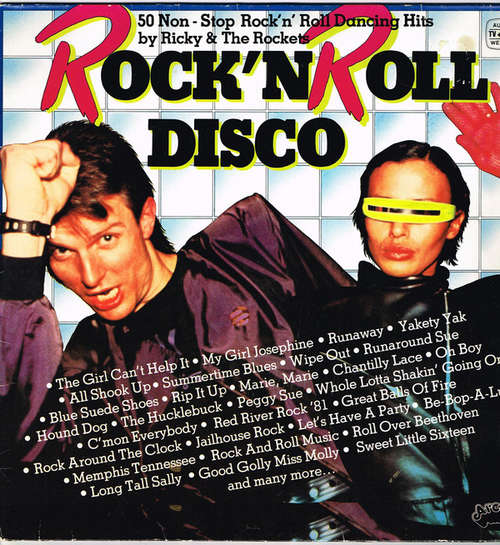 Cover Ricky & The Rockets - Rock'n Roll Disco - 50 Non-Stop Rock'n'Roll Dancing Hits (LP, Comp) Schallplatten Ankauf