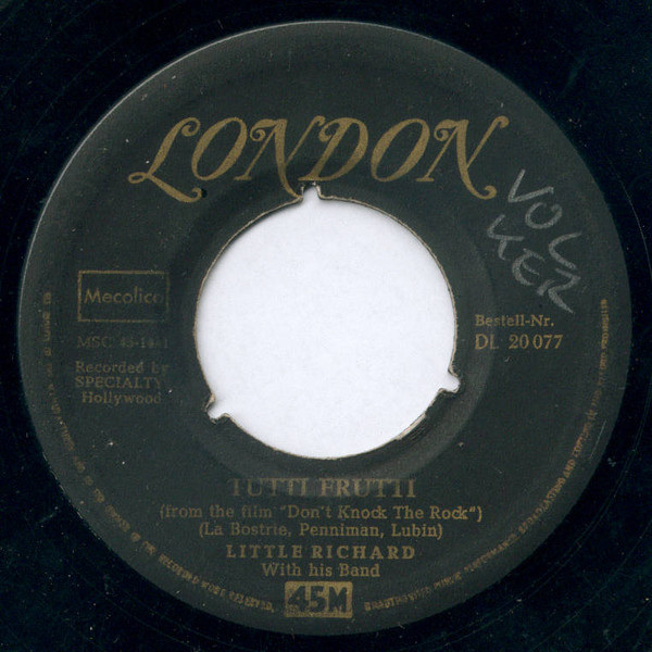 Cover Little Richard With His Band* - Tutti Frutti / Long Tall Sally (7, Single) Schallplatten Ankauf