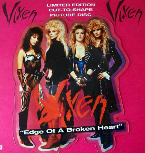 Cover Vixen (2) - Edge Of A Broken Heart (7, Shape, Pic) Schallplatten Ankauf