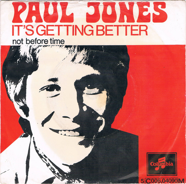 Cover Paul Jones - It's Getting Better (7, Single) Schallplatten Ankauf