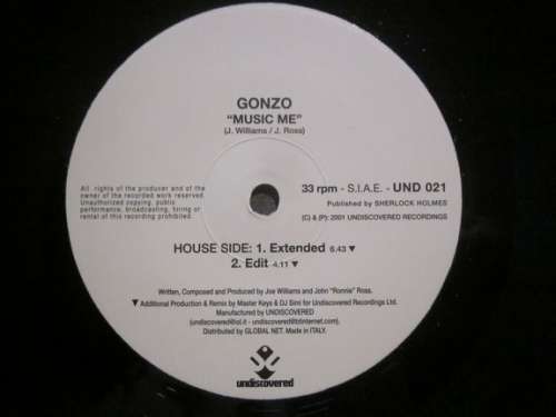 Cover Gonzo (12) - Music Me (12) Schallplatten Ankauf