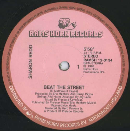 Cover Sharon Redd - Beat The Street (12) Schallplatten Ankauf