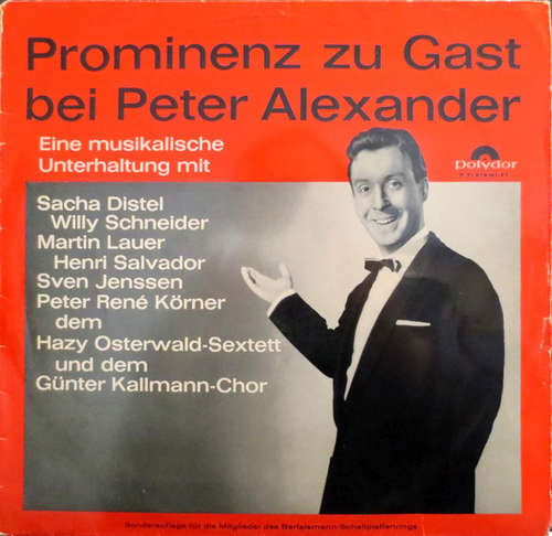 Cover Peter Alexander - Prominenz Zu Gast Bei Peter Alexander (LP, Comp, Club) Schallplatten Ankauf
