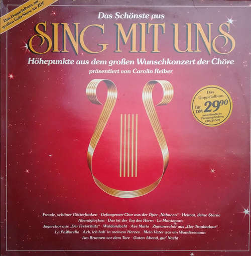 Cover Various - Das Schönste Aus Sing Mit Uns (Höhepunkte Aus Dem Großen Wunschkonzert Der Chöre) (2xLP) Schallplatten Ankauf