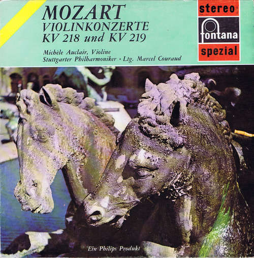 Cover Mozart* – Michèle Auclair, Stuttgarter Philharmoniker, Marcel Couraud - Violinkonzerte KV 218 Und KV 219 (LP) Schallplatten Ankauf
