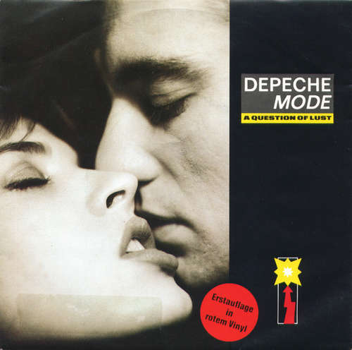 Cover Depeche Mode - A Question Of Lust (7, Single, Red) Schallplatten Ankauf