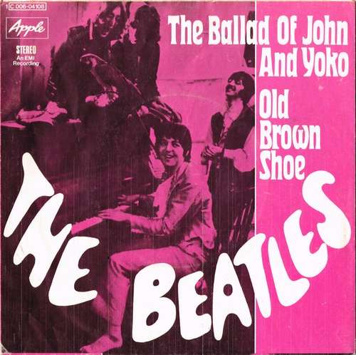 Cover The Beatles - The Ballad Of John And Yoko / Old Brown Shoe (7, Single) Schallplatten Ankauf
