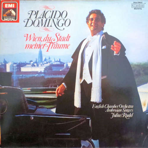 Cover Placido Domingo, English Chamber Orchestra, Ambrosian Singers*, Julius Rudel - Wien, Du Stadt Meiner Träume (LP, Album, Club) Schallplatten Ankauf