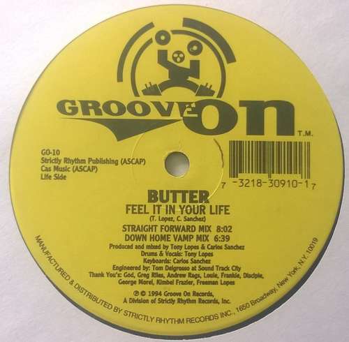 Cover Butter (12) - Feel It In Your Life (12) Schallplatten Ankauf