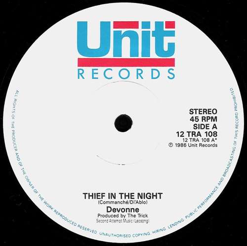 Cover Thief In The Night Schallplatten Ankauf